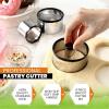 imageSpring Chef Large Dough Blender ampamp Biscuit Cutter Set Heavy Duty Stainless Steel Professional Pastry Cutter Soft Grip BlackDough Blender  Biscuit Cutter