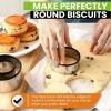 imageSpring Chef Large Dough Blender ampamp Biscuit Cutter Set Heavy Duty Stainless Steel Professional Pastry Cutter Soft Grip BlackDough Blender  Biscuit Cutter