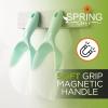 imageSpring Chef Magnetic Ice Scoop for Freezer  BPAFree FlexiPlastic Popcorn Scoop with Soft Grip Handle  Dishwasher Safe Ice Scooper  Kitchen Food Scooper for Flour Grains Candy Pet Food  BlackMint