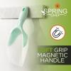 imageSpring Chef Magnetic Ice Scoop for Freezer  BPAFree FlexiPlastic Popcorn Scoop with Soft Grip Handle  Dishwasher Safe Ice Scooper  Kitchen Food Scooper for Flour Grains Candy Pet Food  BlackMint