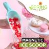 imageSpring Chef Magnetic Ice Scoop for Freezer  BPAFree FlexiPlastic Popcorn Scoop with Soft Grip Handle  Dishwasher Safe Ice Scooper  Kitchen Food Scooper for Flour Grains Candy Pet Food  BlackMint