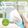 imageSpring Chef Magnetic Ice Scoop for Freezer  BPAFree FlexiPlastic Popcorn Scoop with Soft Grip Handle  Dishwasher Safe Ice Scooper  Kitchen Food Scooper for Flour Grains Candy Pet Food  BlackBlue Aqua Sky