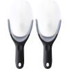 imageSpring Chef Magnetic Ice Scoop for Freezer  BPAFree FlexiPlastic Popcorn Scoop with Soft Grip Handle  Dishwasher Safe Ice Scooper  Kitchen Food Scooper for Flour Grains Candy Pet Food  BlackBlack