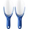 imageSpring Chef Magnetic Ice Scoop for Freezer  BPAFree FlexiPlastic Popcorn Scoop with Soft Grip Handle  Dishwasher Safe Ice Scooper  Kitchen Food Scooper for Flour Grains Candy Pet Food  BlackSapphire
