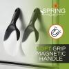 imageSpring Chef Magnetic Ice Scoop for Freezer  BPAFree FlexiPlastic Popcorn Scoop with Soft Grip Handle  Dishwasher Safe Ice Scooper  Kitchen Food Scooper for Flour Grains Candy Pet Food  BlackBlack