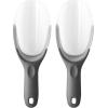 imageSpring Chef Magnetic Ice Scoop for Freezer  BPAFree FlexiPlastic Popcorn Scoop with Soft Grip Handle  Dishwasher Safe Ice Scooper  Kitchen Food Scooper for Flour Grains Candy Pet Food  BlackGray