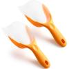 imageSpring Chef Magnetic Ice Scoop for Freezer  BPAFree FlexiPlastic Popcorn Scoop with Soft Grip Handle  Dishwasher Safe Ice Scooper  Kitchen Food Scooper for Flour Grains Candy Pet Food  BlackMango
