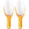 imageSpring Chef Magnetic Ice Scoop for Freezer  BPAFree FlexiPlastic Popcorn Scoop with Soft Grip Handle  Dishwasher Safe Ice Scooper  Kitchen Food Scooper for Flour Grains Candy Pet Food  BlackMango