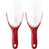 imageSpring Chef Magnetic Ice Scoop for Freezer  BPAFree FlexiPlastic Popcorn Scoop with Soft Grip Handle  Dishwasher Safe Ice Scooper  Kitchen Food Scooper for Flour Grains Candy Pet Food  BlackRed