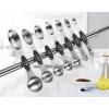 imageSpring Chef Magnetic Measuring Cups ampamp Spoons Set Patent Pending Strong N45 Magnets Heavy Duty Stainless Steel Fits in Spice Jars for Baking ampamp Cooking BPA Free Set of 15 with Leveler MulticolorBlack