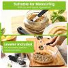imageSpring Chef Magnetic Measuring Cups ampamp Spoons Set Patent Pending Strong N45 Magnets Heavy Duty Stainless Steel Fits in Spice Jars for Baking ampamp Cooking BPA Free Round Set of 15 with Leveler BlackMagnetic Spoons  Set of 8