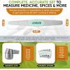imageSpring Chef Magnetic Measuring Cups ampamp Spoons Set Patent Pending Strong N45 Magnets Heavy Duty Stainless Steel Fits in Spice Jars for Baking ampamp Cooking BPA Free Set of 15 with Leveler MulticolorMint