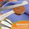 imageSpring Chef Magnetic Measuring Cups ampamp Spoons Set Patent Pending Strong N45 Magnets Heavy Duty Stainless Steel Fits in Spice Jars for Baking ampamp Cooking BPA Free Round Set of 15 with Leveler BlackCups  Spoons  Set of 15