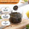 imageSpring Chef Magnetic Measuring Cups ampamp Spoons Set Patent Pending Strong N45 Magnets Heavy Duty Stainless Steel Fits in Spice Jars for Baking ampamp Cooking BPA Free Round Set of 15 with Leveler BlackCups  Spoons  Set of 15