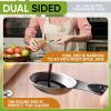 imageSpring Chef Magnetic Measuring Cups ampamp Spoons Set Patent Pending Strong N45 Magnets Heavy Duty Stainless Steel Fits in Spice Jars for Baking ampamp Cooking BPA Free Set of 15 with Leveler MulticolorBlack