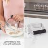 imageSpring Chef Magnetic Measuring Cups ampamp Spoons Set of 15 with Leveler ampamp Stainless Steel Dough Blender ampamp Pastry Cutter Tool  2 Product Bundle  Black