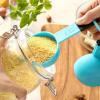 imageSpring Chef Magnetic Measuring Cups and Spoons Set of 9 Nesting Kitchen Tool with Easy to Read Markings for Measuring Dry or Liquid Ingredient BPA Free BlackBlue Aqua Sky