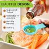 imageSpring Chef Magnetic Measuring Cups and Spoons Set of 9 Nesting Kitchen Tool with Easy to Read Markings for Measuring Dry or Liquid Ingredient BPA Free BlackBlue Aqua Sky