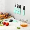 imageSpring Chef Magnetic Measuring Cups and Spoons Set of 9 Nesting Kitchen Tool with Easy to Read Markings for Measuring Dry or Liquid Ingredient BPA Free BlackMint