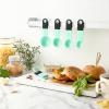 imageSpring Chef Magnetic Measuring Cups and Spoons Set of 9 Nesting Kitchen Tool with Easy to Read Markings for Measuring Dry or Liquid Ingredient BPA Free BlackMint