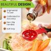imageSpring Chef Magnetic Measuring Cups and Spoons Set of 9 Nesting Kitchen Tool with Easy to Read Markings for Measuring Dry or Liquid Ingredient BPA Free BlackRed