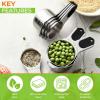 imageSpring Chef Magnetic Stainless Steel Measuring Cups Patent Pending Kitchen Tools with Easy to Read Markings for Measuring Dry or Liquid Ingredients Set of 7 BlackBlack