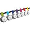 imageSpring Chef Magnetic Stainless Steel Measuring Cups Patent Pending Kitchen Tools with Easy to Read Markings for Measuring Dry or Liquid Ingredients Set of 7 BlackMulticolor