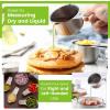 imageSpring Chef Magnetic Stainless Steel Measuring Cups Patent Pending Kitchen Tools with Easy to Read Markings for Measuring Dry or Liquid Ingredients Set of 7 BlackStainless Steel