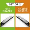 imageSpring Chef Premium Lemon Zester Grater with Handle  Fruits Garlic Chocolate Nutmeg Ginger Grater  Heavy Duty Kitchen Tool  Stainless Steel Citrus Zester with Blade Cover  Fine Shred BlackBlack