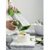 imageSpring Chef Professional 10quot Stainless Steel Parmesan Cheese Grater with Handle 4 Sided Handheld Box Grater Kitchen Potato Shredder for Hash Browns Hard Cheese Ginger Vegetables Carrot  MintGreen