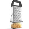 imageSpring Chef Professional 10quot Stainless Steel Parmesan Cheese Grater with Handle 4 Sided Handheld Box Grater Kitchen Potato Shredder for Hash Browns Hard Cheese Ginger Vegetables Carrot  MintGray