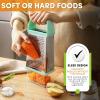 imageSpring Chef Professional 10quot Stainless Steel Parmesan Cheese Grater with Handle 4 Sided Handheld Box Grater Kitchen Potato Shredder for Hash Browns Hard Cheese Ginger Vegetables Carrot  MintMint