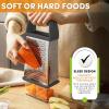 imageSpring Chef Professional 10quot Stainless Steel Parmesan Cheese Grater with Handle 4 Sided Handheld Box Grater Kitchen Potato Shredder for Hash Browns Hard Cheese Ginger Vegetables Carrot  MintGray