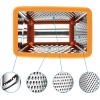 imageSpring Chef Professional Cheese Grater  Stainless Steel XL Size 4 Sides  Perfect Box Grater for Parmesan Cheese Vegetables Ginger  Dishwasher Safe  BlackMango