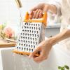 imageSpring Chef Professional Cheese Grater  Stainless Steel XL Size 4 Sides  Perfect Box Grater for Parmesan Cheese Vegetables Ginger  Dishwasher Safe  BlackMango