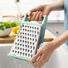 imageSpring Chef Professional Cheese Grater  Stainless Steel XL Size 4 Sides  Perfect Box Grater for Parmesan Cheese Vegetables Ginger  Dishwasher Safe  BlackMint
