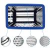 imageSpring Chef Professional Cheese Grater  Stainless Steel XL Size 4 Sides  Perfect Box Grater for Parmesan Cheese Vegetables Ginger  Dishwasher Safe  BlackSapphire