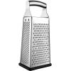 imageSpring Chef Professional Large Parmesan Cheese Grater Stainless Steel Metal Box Grater with Handle 4 Sided Handheld Kitchen Food Shredder for Cheese Carrot Veggie Ginger Potato  Dishwasher SafeLarge