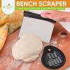 imageSpring Chef Professional Medium Dough Blender ampamp Stainless Steel Bench Scraper With Bonus Bowl Scraper  2 Product Bundle  Black