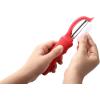 imageSpring Chef Professional Red Swivel Vegetable Peeler for Kitchen Stainless Steel Potato Peelers with Soft Grip Handle Perfect for Peeling Apple Veggie Fruit Carrot Dishwasher Safe  Set of 2Red
