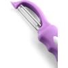 imageSpring Chef Professional Red Swivel Vegetable Peeler for Kitchen Stainless Steel Potato Peelers with Soft Grip Handle Perfect for Peeling Apple Veggie Fruit Carrot Dishwasher Safe  Set of 2Orchid