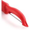 imageSpring Chef Professional Red Swivel Vegetable Peeler for Kitchen Stainless Steel Potato Peelers with Soft Grip Handle Perfect for Peeling Apple Veggie Fruit Carrot Dishwasher Safe  Set of 2Red