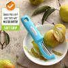 imageSpring Chef Professional Red Swivel Vegetable Peeler for Kitchen Stainless Steel Potato Peelers with Soft Grip Handle Perfect for Peeling Apple Veggie Fruit Carrot Dishwasher Safe  Set of 2Blue Aqua Sky