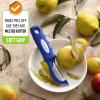 imageSpring Chef Professional Red Swivel Vegetable Peeler for Kitchen Stainless Steel Potato Peelers with Soft Grip Handle Perfect for Peeling Apple Veggie Fruit Carrot Dishwasher Safe  Set of 2Sapphire