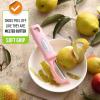 imageSpring Chef Professional Red Swivel Vegetable Peeler for Kitchen Stainless Steel Potato Peelers with Soft Grip Handle Perfect for Peeling Apple Veggie Fruit Carrot Dishwasher Safe  Set of 2Pink Lemonade