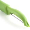 imageSpring Chef Professional Red Swivel Vegetable Peeler for Kitchen Stainless Steel Potato Peelers with Soft Grip Handle Perfect for Peeling Apple Veggie Fruit Carrot Dishwasher Safe  Set of 2Green