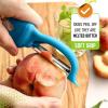 imageSpring Chef Professional Red Swivel Vegetable Peeler for Kitchen Stainless Steel Potato Peelers with Soft Grip Handle Perfect for Peeling Apple Veggie Fruit Carrot Dishwasher Safe  Set of 2Teal