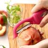 imageSpring Chef Professional Red Swivel Vegetable Peeler for Kitchen Stainless Steel Potato Peelers with Soft Grip Handle Perfect for Peeling Apple Veggie Fruit Carrot Dishwasher Safe  Set of 2Pink