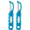 imageSpring Chef Professional Red Swivel Vegetable Peeler for Kitchen Stainless Steel Potato Peelers with Soft Grip Handle Perfect for Peeling Apple Veggie Fruit Carrot Dishwasher Safe  Set of 2Teal