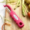 imageSpring Chef Professional Red Swivel Vegetable Peeler for Kitchen Stainless Steel Potato Peelers with Soft Grip Handle Perfect for Peeling Apple Veggie Fruit Carrot Dishwasher Safe  Set of 2Pink